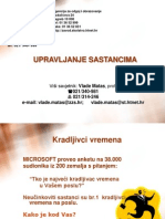 Upravljanje Sastancima, V.matas Zadar 30.1.2007.