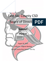August 18, 2014 ESC Support Documents