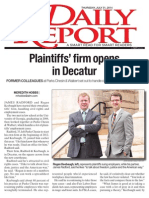 Fulton County Daily Report's July 31, 2014 Profile of Radford & Keebaugh 