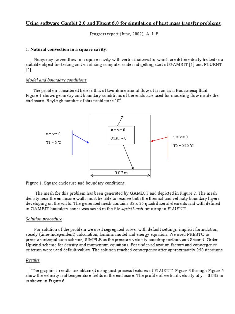 Heat Transfer Simulation Report | PDF | Turbulence | Boundary Layer