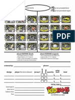 Tri Center Decal and Magnet Order Form 2014