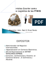 Los Servicios Courier Como Plataforma Logistica de Las Pymes