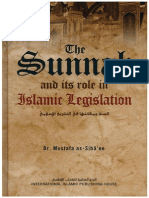 The Sunnah and Its Role in Islamic Legislation