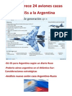 Rusia Ofrece 24 Aviones Cazas SU-35S A La ARGENTINA