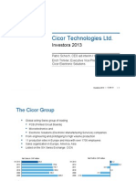 Investora Cicor Technologies LTD 12092013