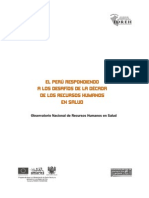 El Perú Respondiendo a Los Desafíos de La Década de Los Redu