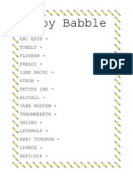 Baby Babble