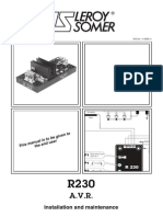 R230 Manual Macfarlane Generators