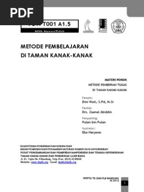 Modul Metode Pemberian Tugas Di Tk Pdf