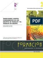 Trabajando Juntos Fundamentos de Los Equipos de Trabajo y El Trabajo en Equipo PDF