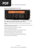 Aide Memoire for ON3 Amateur-Radio Practical Exam at ON5UB BXE - Illustrated Guide by ON3RT