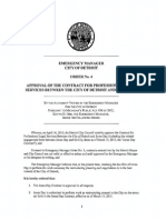 Detroit EM Order No 04 - Approval of the Contract for Professional Legal Services Between the City of Detroit and Jones Day