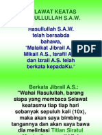 Renungan Shalawat Ke Atas Nabi