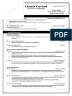 Resume, Christine Crawford - Updated Aug. 2014