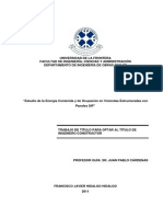 Estudio de La Energía Contenida y de Ocupación en Viviendas Estructuradas Con Paneles SIP.