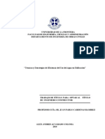 Técnicas y Estrategias de Eficiencia Del Uso Del Agua en Edificación