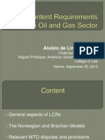 Local Content Requirements in The Oil and Gas Sector - A. de Lima Campos Keynote Day 1