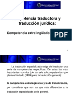 Competencia Traductora - Trad. Legal