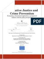 Restorative Justice and Crime Prevention Final Report