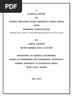 Download Siwes Report by Samuel Obarafo SN237255780 doc pdf