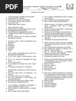 COLÉGIO ESTADUAL Erico Verissmo - Prova Refeita