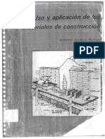 Uso y Aplicación de Los Materiales de Construcción