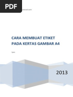 Download Cara Membuat Etiket Pada Kertas Gambar A4 by Duraan Prast SN237256547 doc pdf