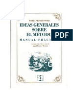 Ideas Generales Sobre Mi Metodo - Maria Montessori