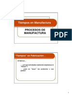 02 - Tiempos en Manufactura