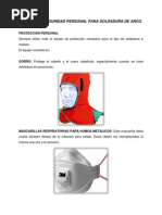 Medidas de Seguridad Personal para Soldadura de Arco