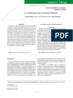 Acrilamida en Alimentos para Consumo Humano