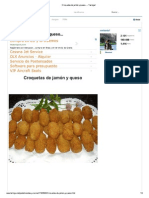 Croquetas de Jamon y Queso