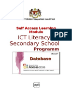 ICTL for Secondary School - Creating Students Profile Database Table