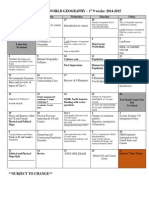 1st 9 weeks calendar