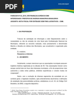 09Parecer 02 10 Nota Fiscal Por Entidade Se