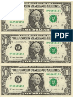 Dollar Origami - Dollar Bill Templates
