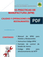 Calidad y Operaciones en Hoteles y Restaurantes Final