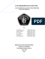 Enzim Xilanase Untuk Industri Pulp Dan Kertas Word