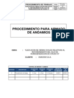 PR-EJ-ByLL-CL.05-001 Procedimiento de Armado de Andamios