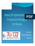 Tarco LA Heavy Oil Optimization and Production Strategies 230512 ENG