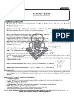 STRAIGHT LINE EQUATIONS