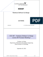 ECE 587 - Hardware/Software Co-Design Lecture 09 Processor Modeling I