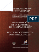 Interpretación constitucional y justicia en El Salvador