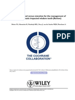 Surgical removal versus retention for the management of asymptomatic impacted wisdom teeth (Review)