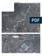 Jalan Ru 1, Bandar Baru Air Itam Pinang: Route