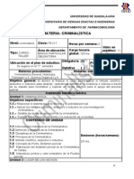 Programa de Criminalística 2012 PDF