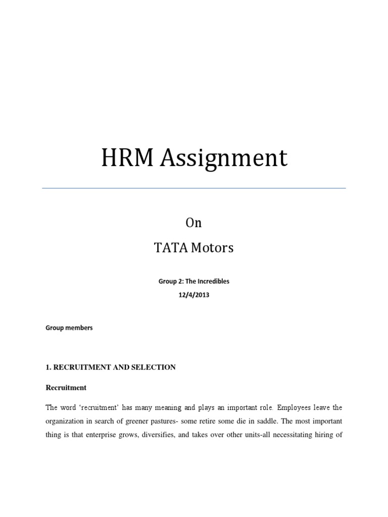 Performance appraisal in tata motors essay picture