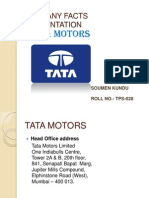 Company Facts Presentation: Tata Motors