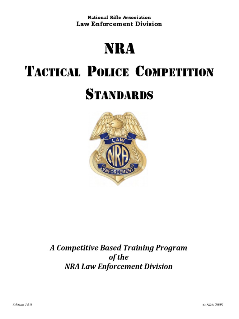National Rifle Association Tackicle Police Competition Standards | PDF