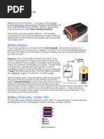 Battery, The Cell, Chemistry